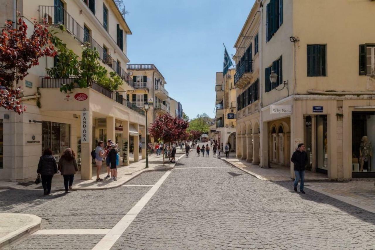 Sidewalk Apartment Corfu  Bagian luar foto